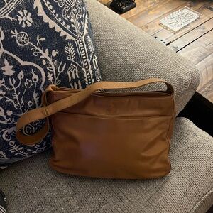 Loewe camel shoulder bag